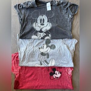 Disney Mickey Mouse 3 shirts size small